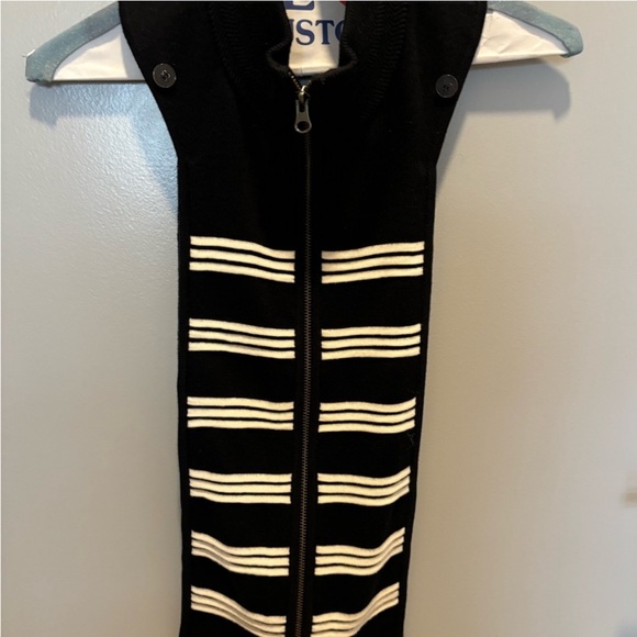 NWOT $278 Veronica Beard Persah Navy white striped wool Dickey jacket insert - Picture 6 of 12